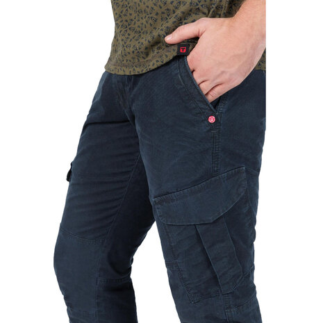 Timezone Regular NiklasTZ Washed Ink Blue Cargobroek Heren Timezone Regular NiklasTZ Washed Ink Blue Cargobroek Heren