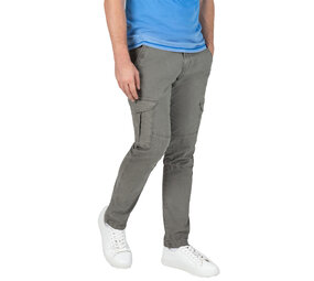 Timezone Regular NiklasTZ Washed Metal Grey Cargobroek Heren Timezone Regular NiklasTZ Washed Metal Grey Cargobroek Heren