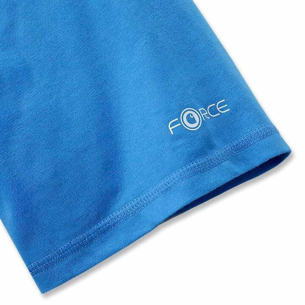 Carhartt Force Relaxed Fit Graphic Engineer Blue Heather T-Shirt Heren Carhartt Force Relaxed Fit Graphic Engineer Blue Heather T-Shirt Heren