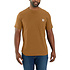 Force Relaxed Fit Carhartt Brown Pocket T-Shirt Heren Force Relaxed Fit Carhartt Brown Pocket T-Shirt Heren