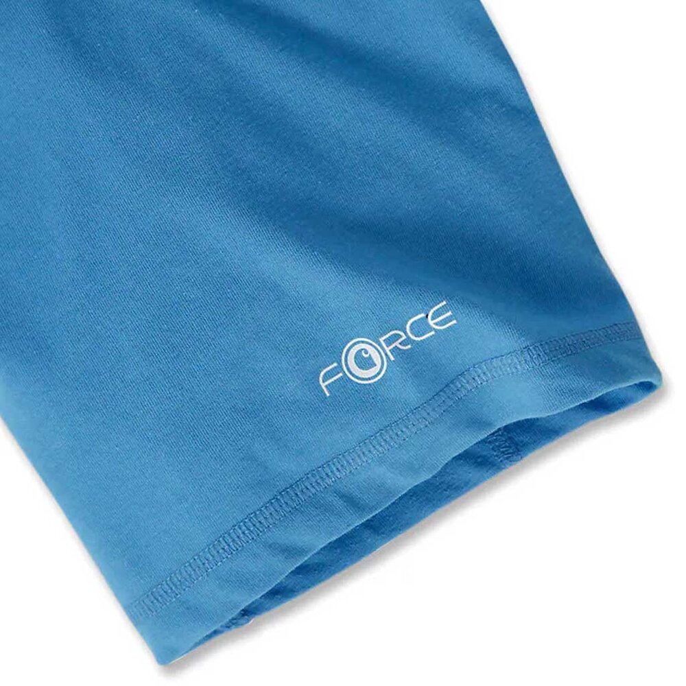 Carhartt Force Relaxed Fit Engineer Blue Heather Pocket T-Shirt Heren