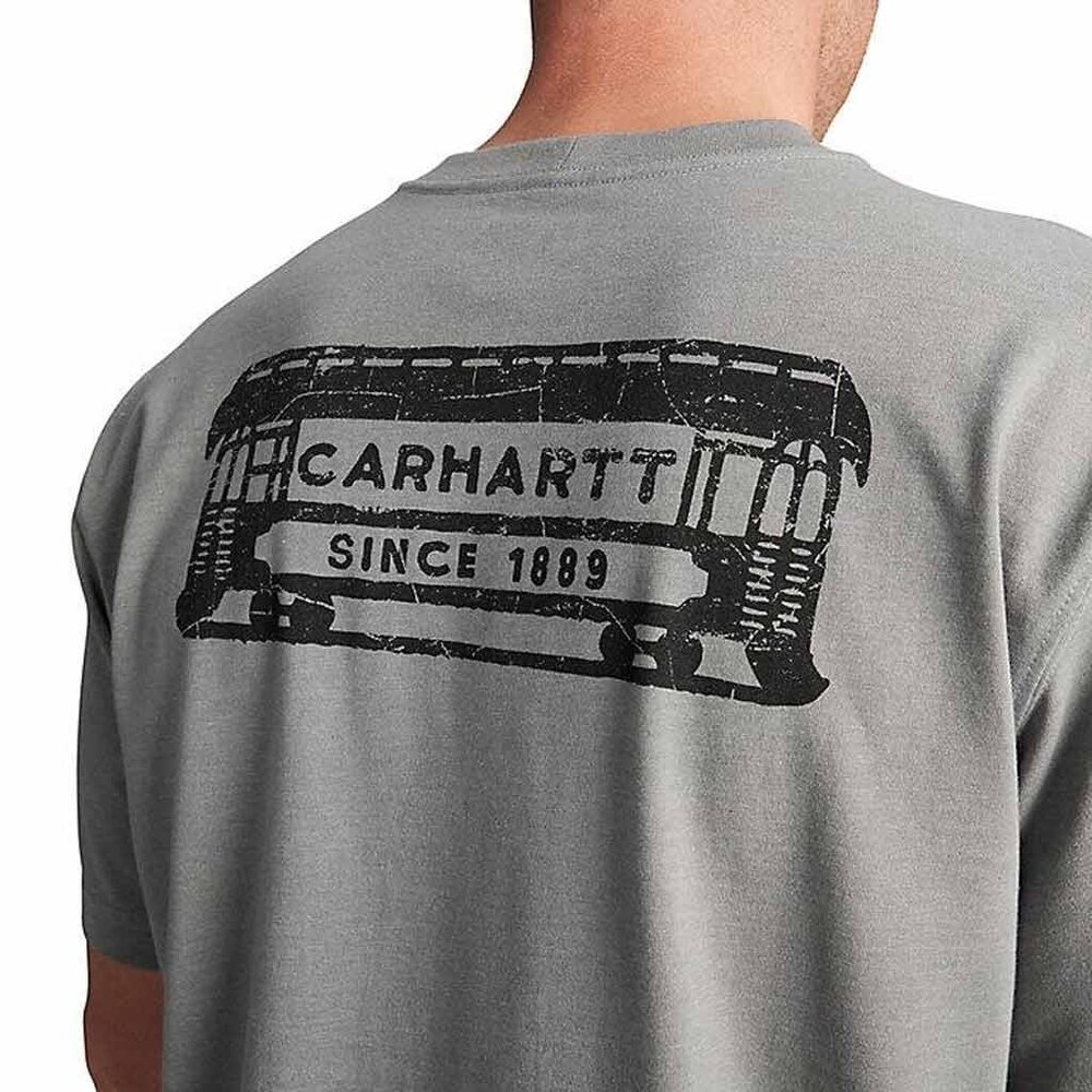Carhartt Relaxed Fit LW Car Graphic Ash Heather T-Shirt Heren