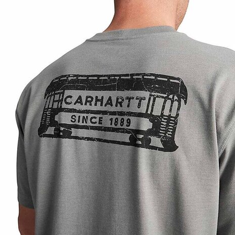 Carhartt Relaxed Fit LW Car Graphic Ash Heather T-Shirt Heren