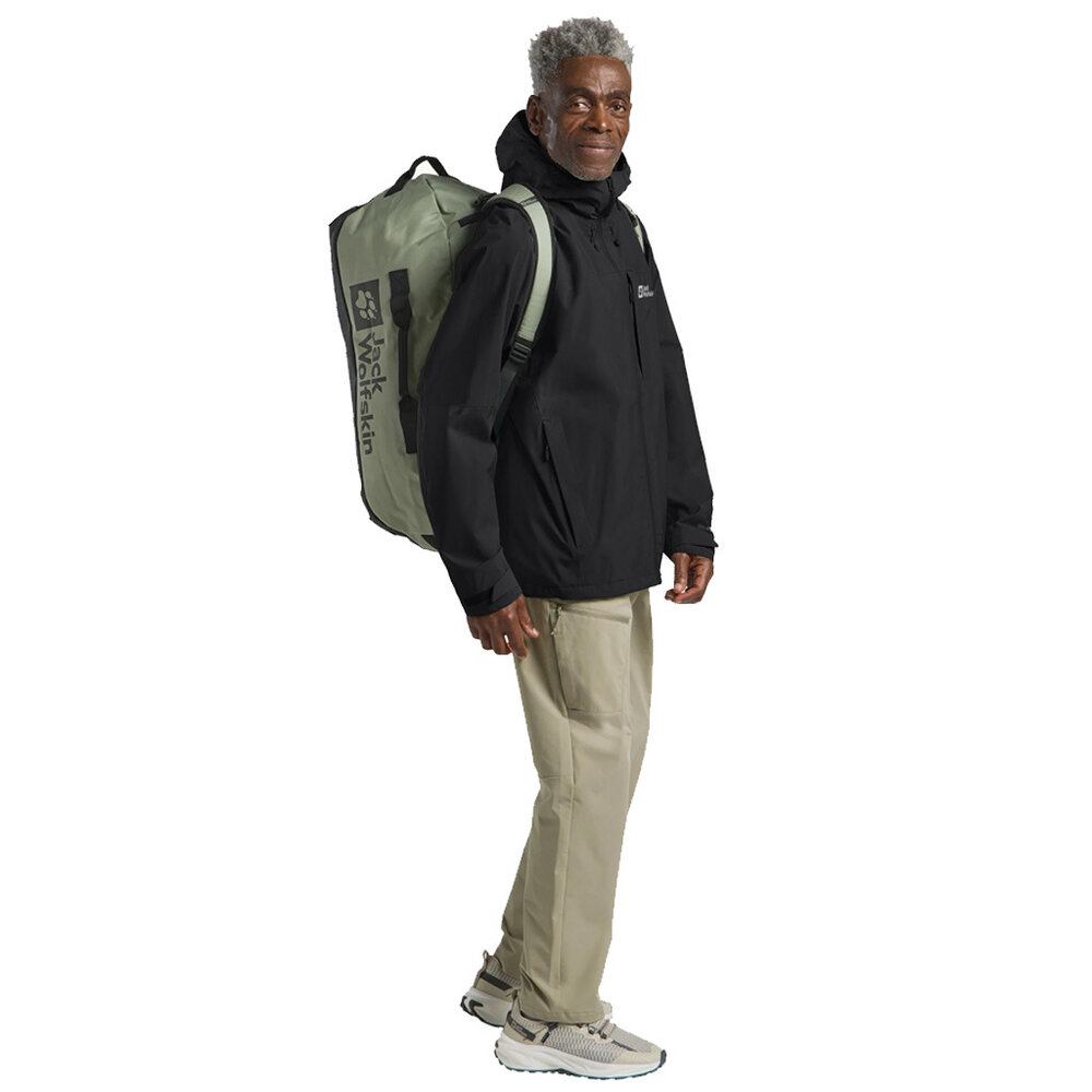 Jack Wolfskin Tempest 2L Black Regenjas Heren Jack Wolfskin Tempest 2L Black Regenjas Heren