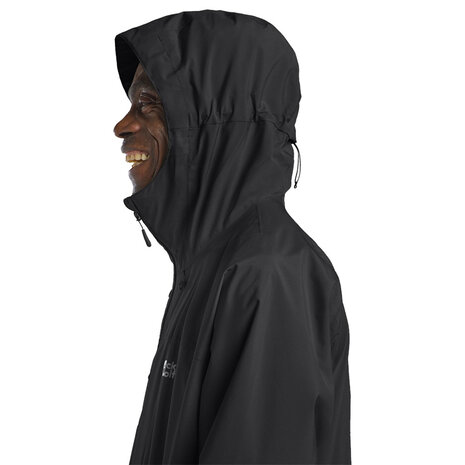 Jack Wolfskin Tempest 2L Black Regenjas Heren Jack Wolfskin Tempest 2L Black Regenjas Heren