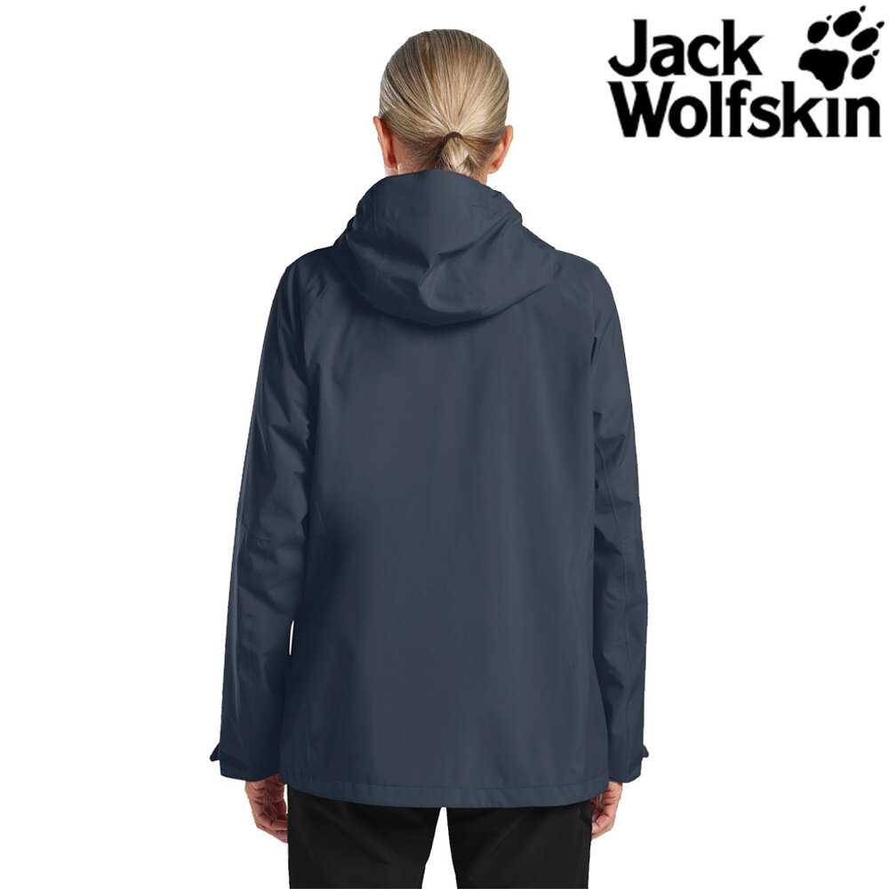 Jack Wolfskin Tempest 2L Midnight Sky Regenjas Dames Jack Wolfskin Tempest 2L Midnight Sky Regenjas Dames