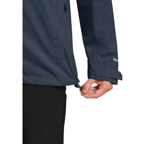 Jack Wolfskin Tempest 2L Midnight Sky Regenjas Dames Jack Wolfskin Tempest 2L Midnight Sky Regenjas Dames