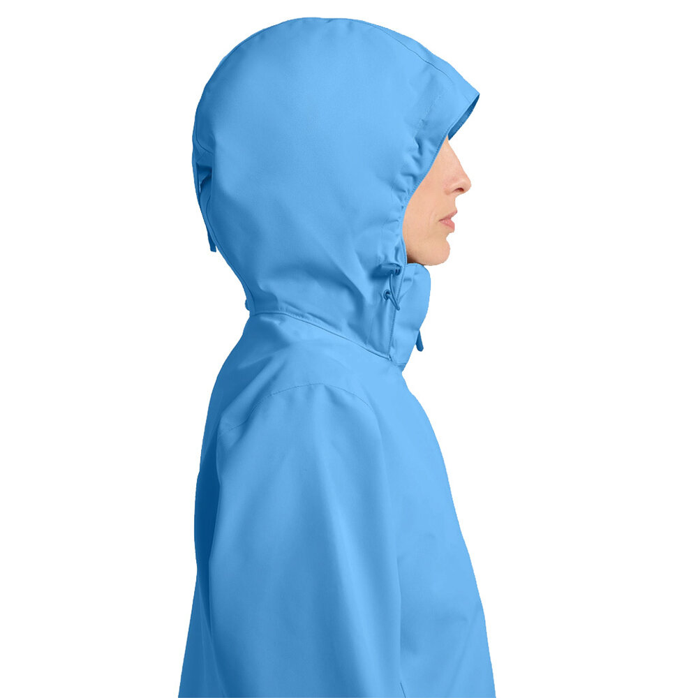 Jack Wolfskin Trailtime 2L Mid Blue Regenjas Dames Jack Wolfskin Trailtime 2L Mid Blue Regenjas Dames