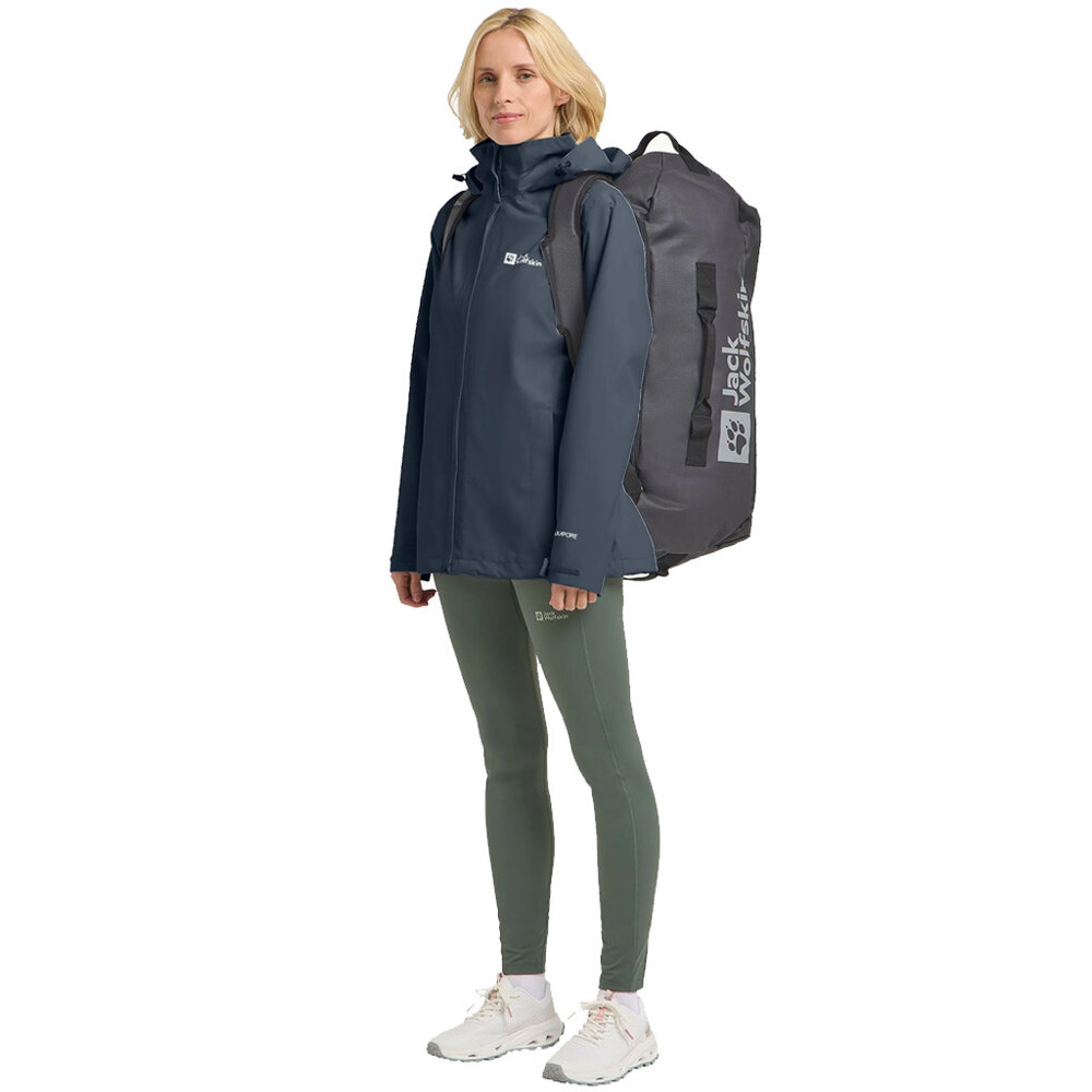 Jack Wolfskin Trailtime 2L Midnight Sky Regenjas Dames Jack Wolfskin Trailtime 2L Midnight Sky Regenjas Dames