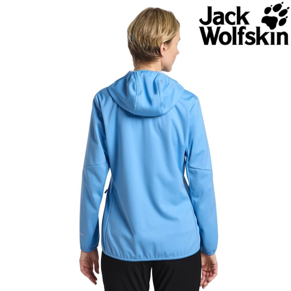 Jack Wolfskin Feldberg Hoody Mid Blue Softshell Jas Dames