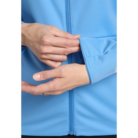 Jack Wolfskin Feldberg Hoody Mid Blue Softshell Jas Dames