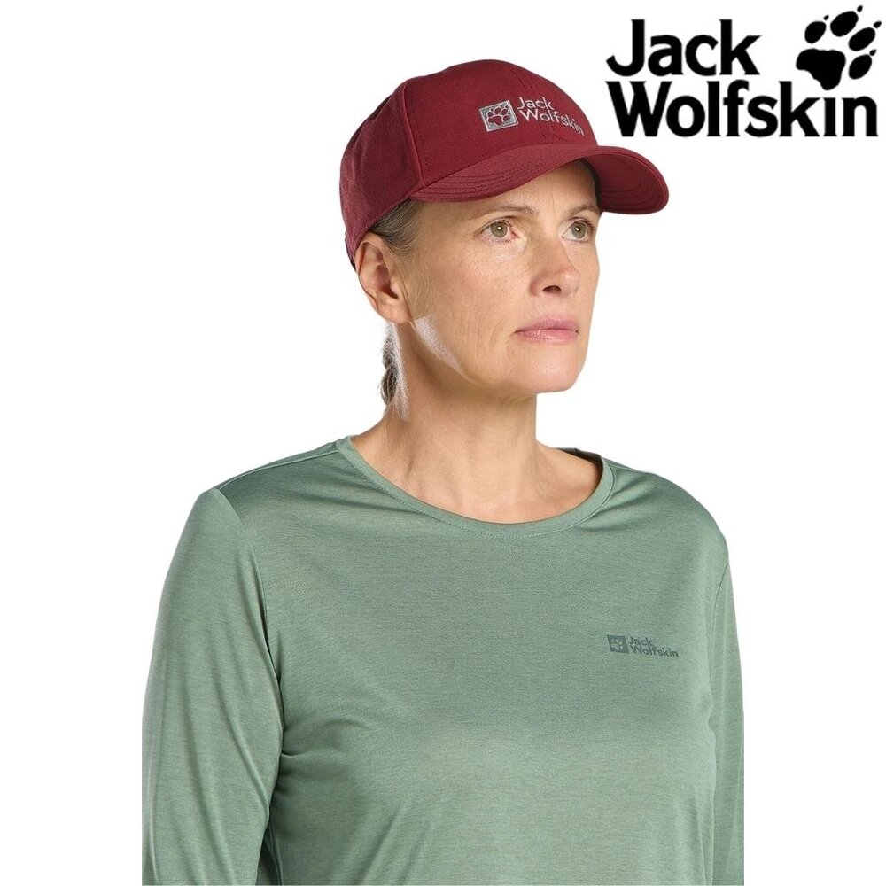 Jack Wolfskin Baseball Cap Deep Ruby Pet