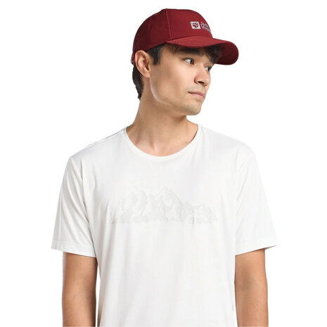 Jack Wolfskin Baseball Cap Deep Ruby Pet