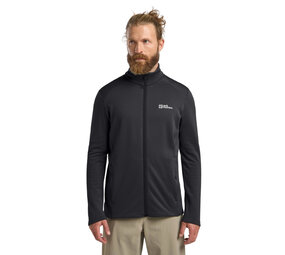 Jack Wolfskin Kolbenberg Full Zip Phantom Fleece Jack Heren Jack Wolfskin Kolbenberg Full Zip Phantom Fleece Jack Heren