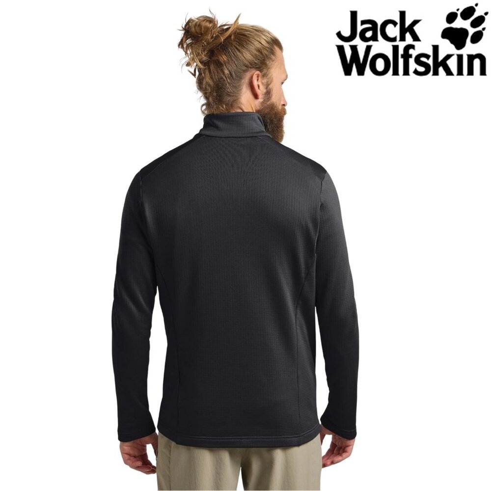 Jack Wolfskin Kolbenberg Full Zip Phantom Fleece Jack Heren Jack Wolfskin Kolbenberg Full Zip Phantom Fleece Jack Heren