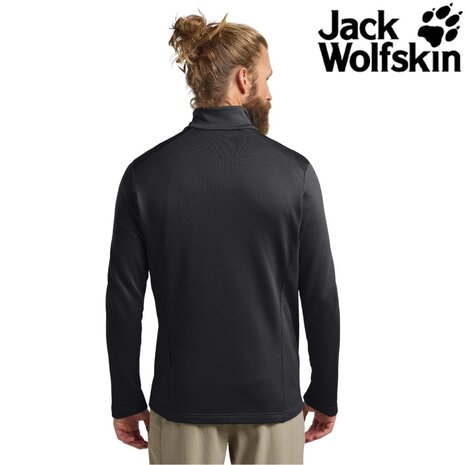 Jack Wolfskin Kolbenberg Full Zip Phantom Fleece Jack Heren Jack Wolfskin Kolbenberg Full Zip Phantom Fleece Jack Heren