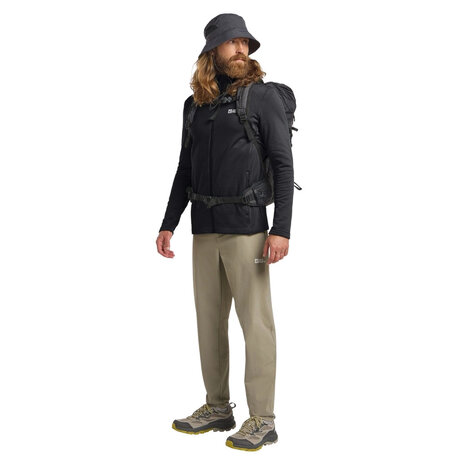 Jack Wolfskin Kolbenberg Full Zip Phantom Fleece Jack Heren Jack Wolfskin Kolbenberg Full Zip Phantom Fleece Jack Heren