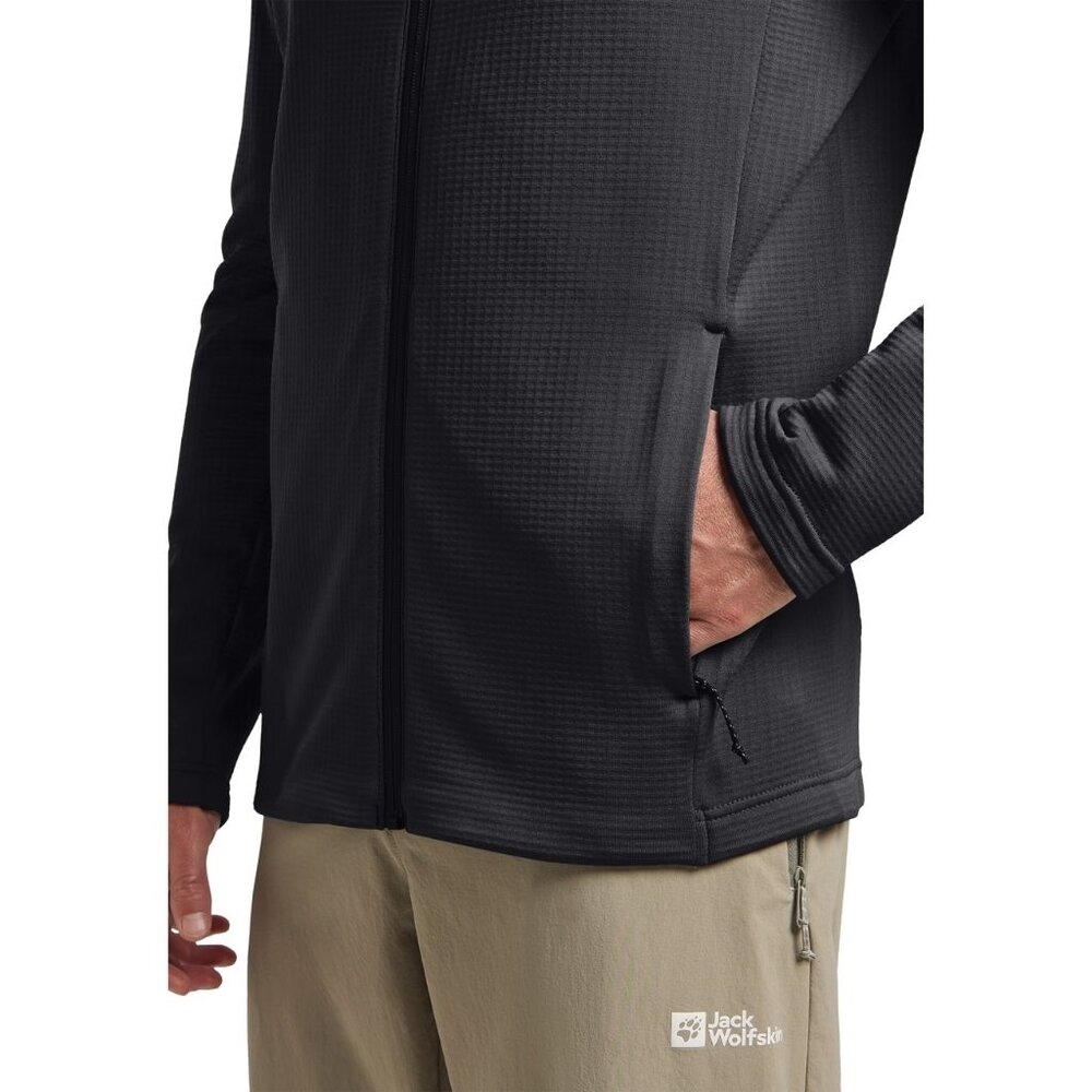 Jack Wolfskin Kolbenberg Full Zip Phantom Fleece Jack Heren Jack Wolfskin Kolbenberg Full Zip Phantom Fleece Jack Heren