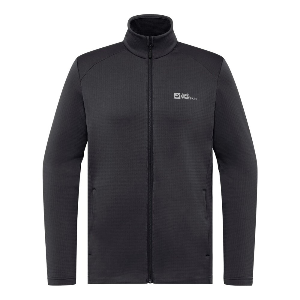 Jack Wolfskin Kolbenberg Full Zip Phantom Fleece Jack Heren Jack Wolfskin Kolbenberg Full Zip Phantom Fleece Jack Heren