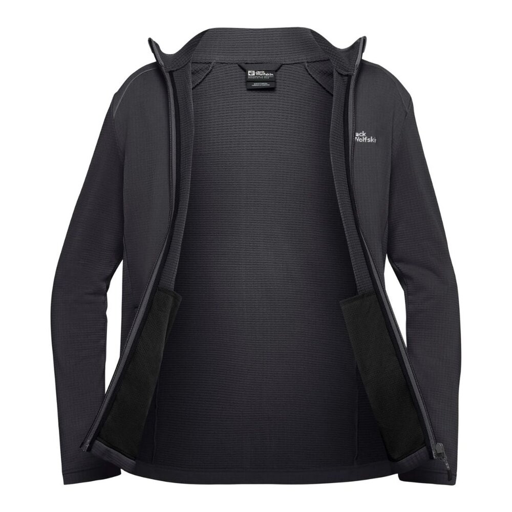 Jack Wolfskin Kolbenberg Full Zip Phantom Fleece Jack Heren Jack Wolfskin Kolbenberg Full Zip Phantom Fleece Jack Heren
