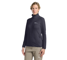 Jack Wolfskin Kolbenberg Full Zip Graphite Fleece Jack Dames Jack Wolfskin Kolbenberg Full Zip Graphite Fleece Jack Dames