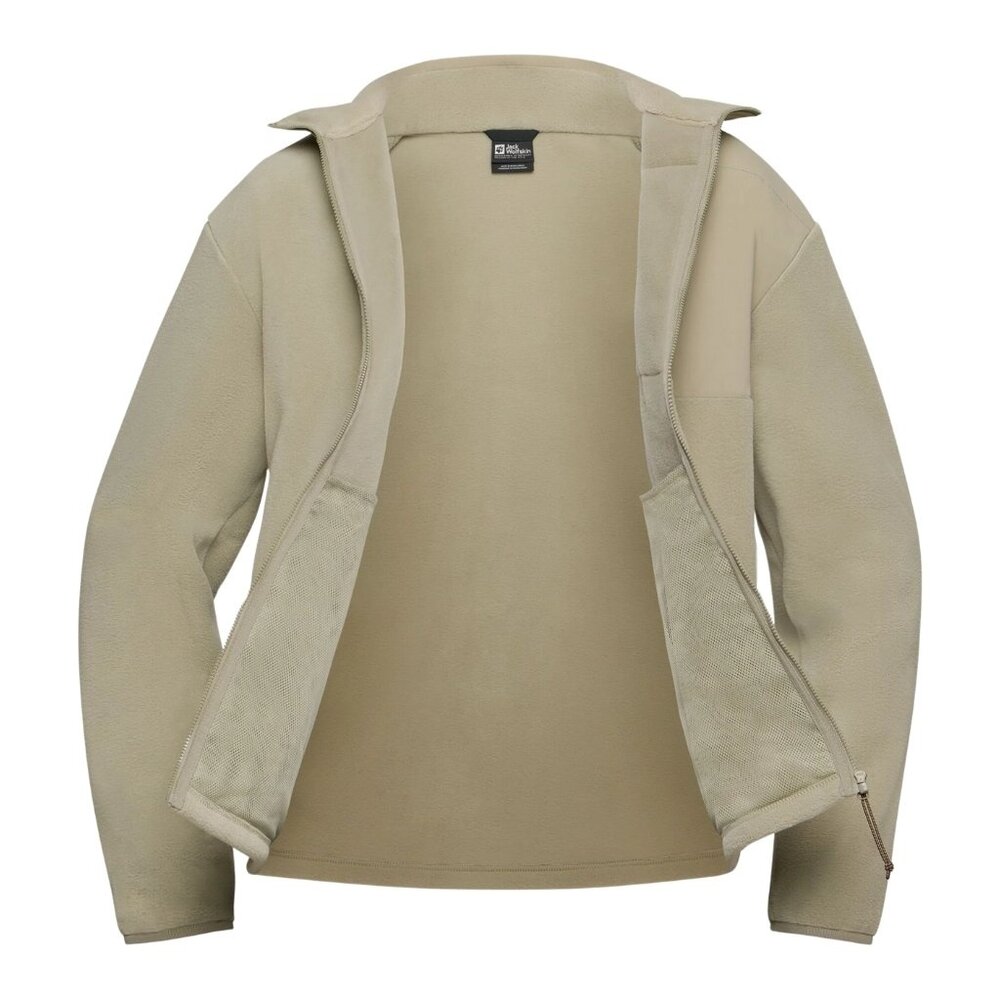 Jack Wolfskin Sumetro Full Zip Stone Fleece Jack Heren Jack Wolfskin Sumetro Full Zip Stone Fleece Jack Heren