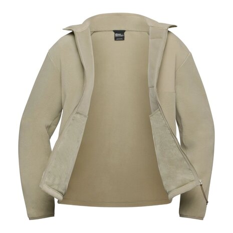 Jack Wolfskin Sumetro Full Zip Stone Fleece Jack Heren Jack Wolfskin Sumetro Full Zip Stone Fleece Jack Heren