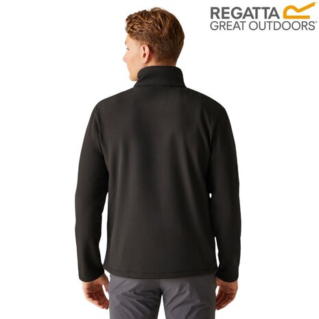 Regatta Cera Black Softshell Jas Heren
