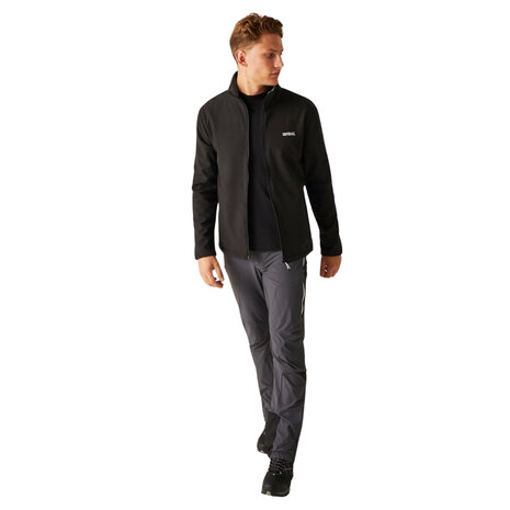 Regatta Cera Black Softshell Jas Heren