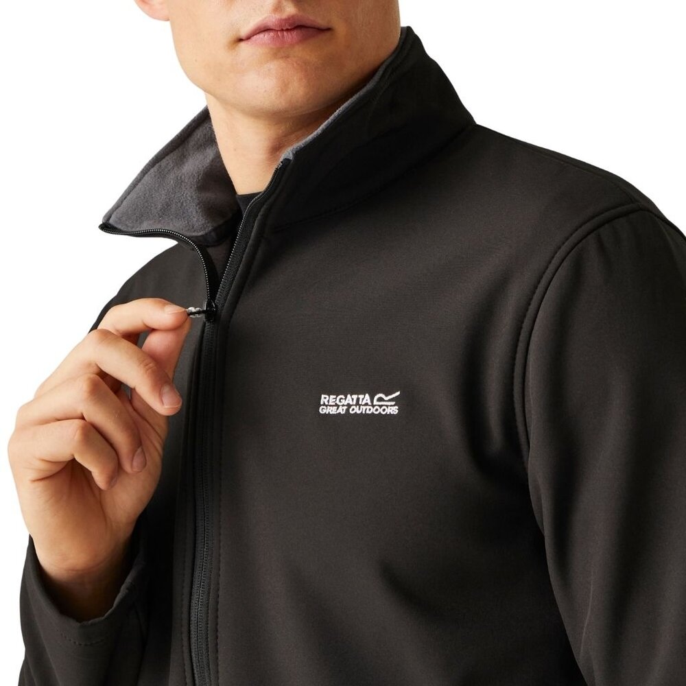 Regatta Cera Black Softshell Jas Heren