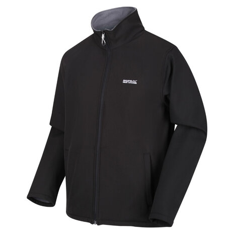 Regatta Cera Black Softshell Jas Heren