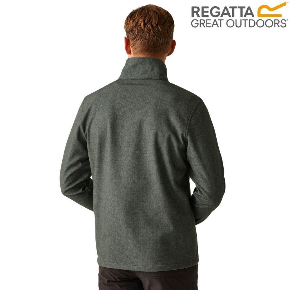 Regatta Cera Seal Grey Marl Softshell Jas Heren