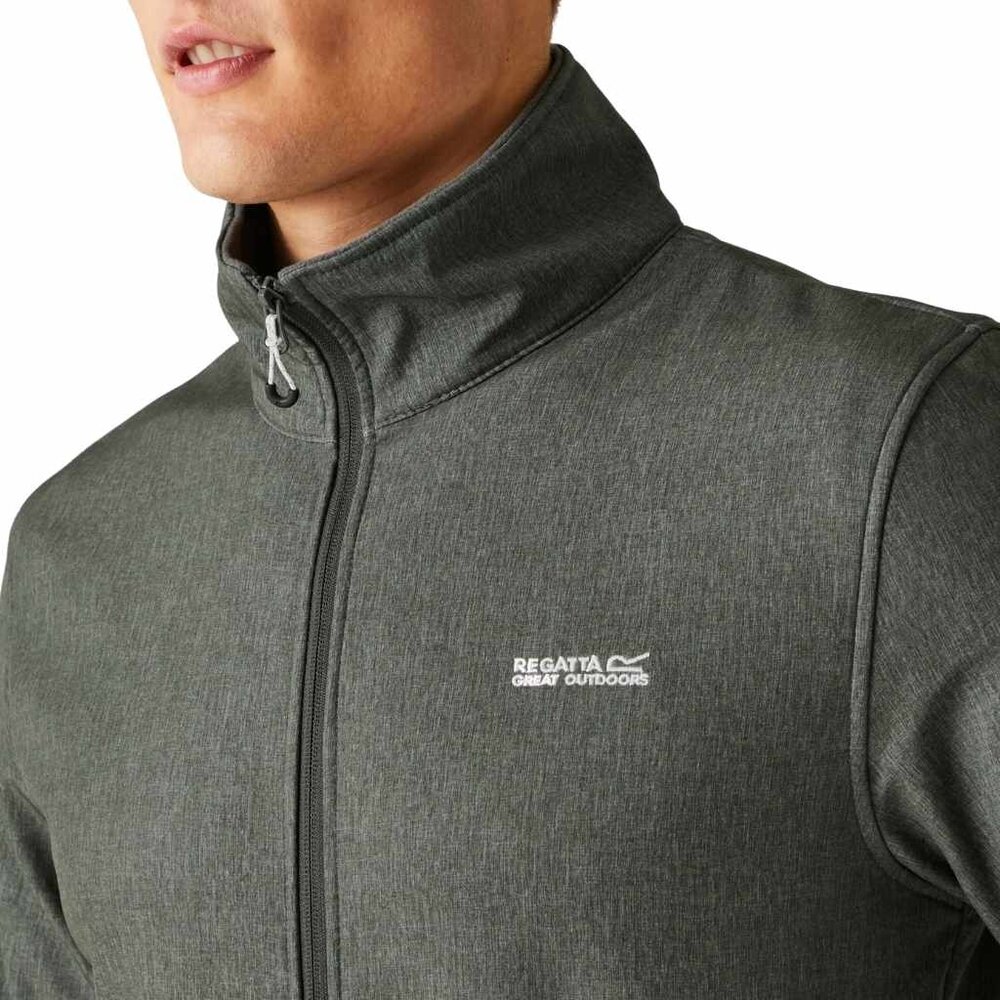 Regatta Cera Seal Grey Marl Softshell Jas Heren