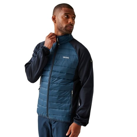 Regatta Clumber IV Hybrid Moonlight Denim/Navy Zomerjas Heren Regatta Clumber IV Hybrid Moonlight Denim/Navy Zomerjas Heren