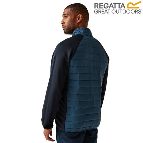 Regatta Clumber IV Hybrid Moonlight Denim/Navy Zomerjas Heren Regatta Clumber IV Hybrid Moonlight Denim/Navy Zomerjas Heren