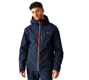 Regatta Birchdale II Navy Tangerine Tango Outdoorjas Heren Regatta Birchdale II Navy Tangerine Tango Outdoorjas Heren