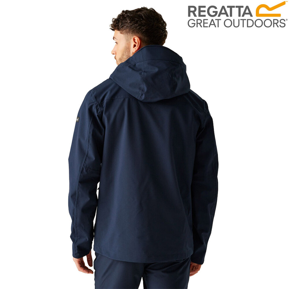 Regatta Birchdale II Navy Tangerine Tango Outdoorjas Heren