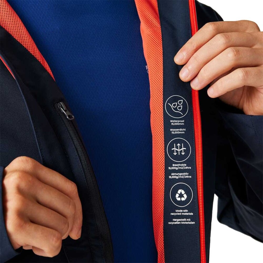 Regatta Birchdale II Navy Tangerine Tango Outdoorjas Heren
