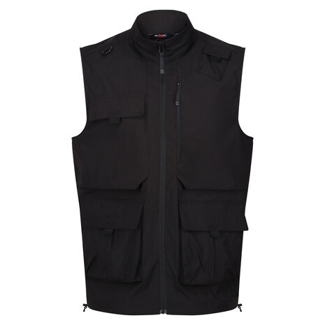 Regatta Travel Light Packaway Black Bodywarmer Heren