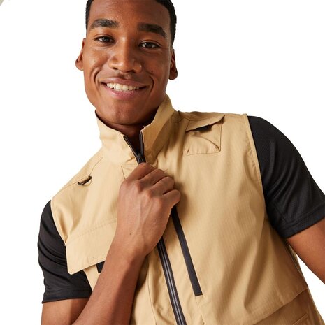 Regatta Travel Light Packaway Oat Bodywarmer Heren