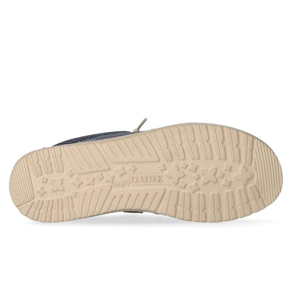 Hey Dude Wally Braided Blue Night Instappers Heren Hey Dude Wally Braided Blue Night Instappers Heren