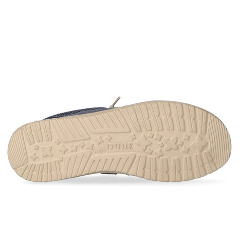 Hey Dude Wally Braided Blue Night Instappers Heren Hey Dude Wally Braided Blue Night Instappers Heren