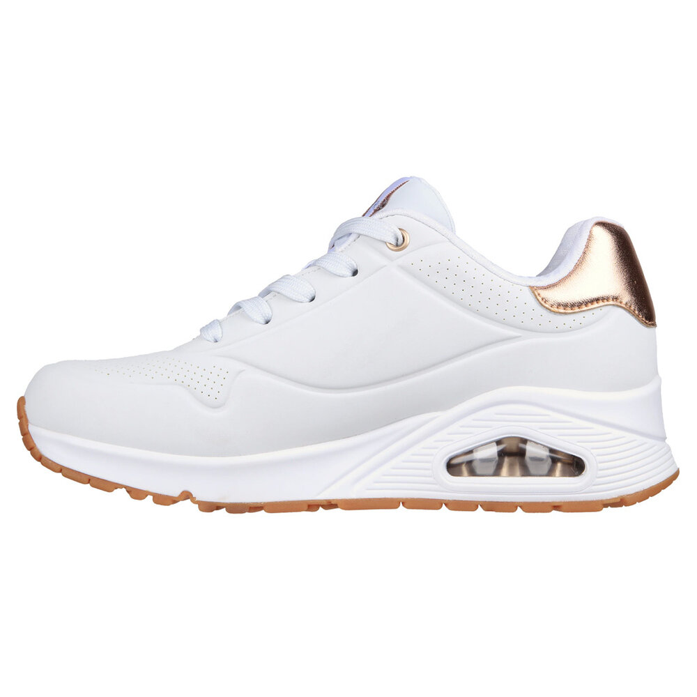 Skechers Uno Golden Air White Wandelsneakers Dames Skechers Uno Golden Air White Wandelsneakers Dames
