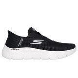 Skechers Go Walk Flex Grand Entry Black White Wandelsneakers Dames Skechers Go Walk Flex Grand Entry Black White Wandelsneakers Dames