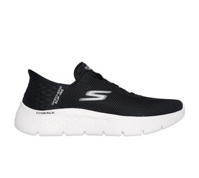 Skechers Go Walk Flex Grand Entry Black White Wandelsneakers Dames Skechers Go Walk Flex Grand Entry Black White Wandelsneakers Dames
