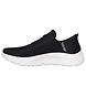 Skechers Slip-Ins Go Walk Flex Grand Entry Black White Wandelsneakers Dames Skechers Slip-Ins Go Walk Flex Grand Entry Black White Wandelsneakers Dames