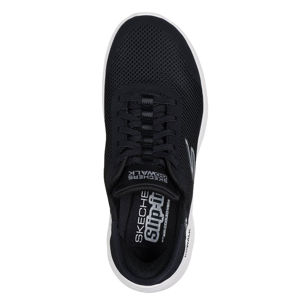 Skechers Go Walk Flex Grand Entry Black White Wandelsneakers Dames Skechers Go Walk Flex Grand Entry Black White Wandelsneakers Dames