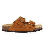 Scholl Josephine Suede Cognac Sandalen Dames Scholl Josephine Suede Cognac Sandalen Dames