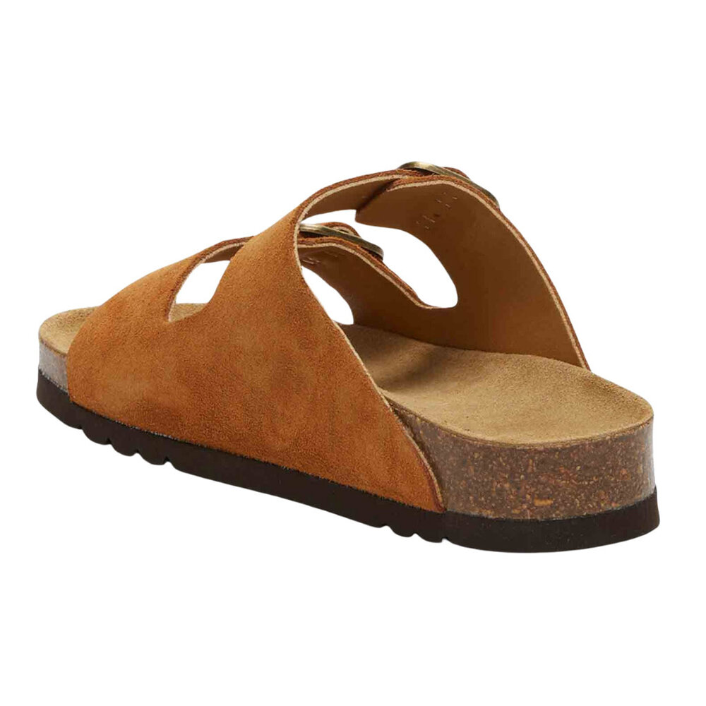 Scholl Josephine Suede Cognac Sandalen Dames