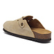 Scholl Fae Suede Beige Instappers Dames Scholl Fae Suede Beige Instappers Dames